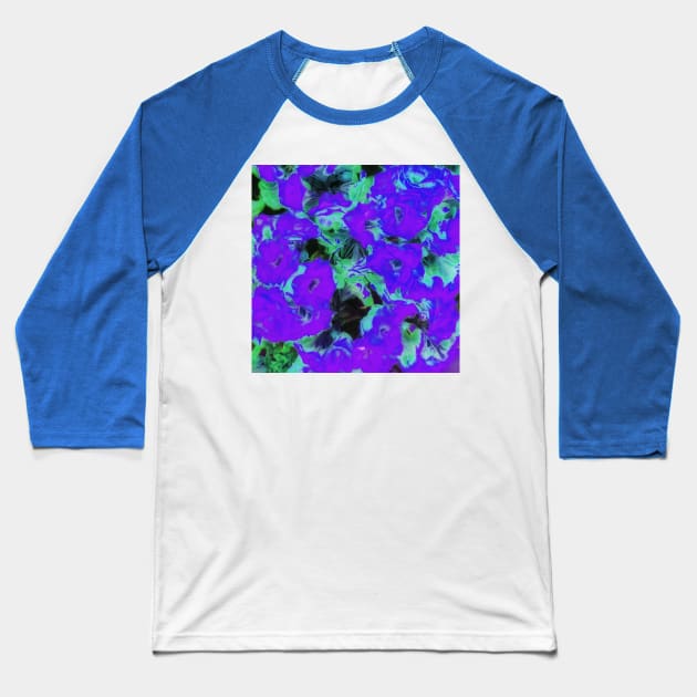 Glowing Purple Kalanchoe Plant Baseball T-Shirt by BlakCircleGirl